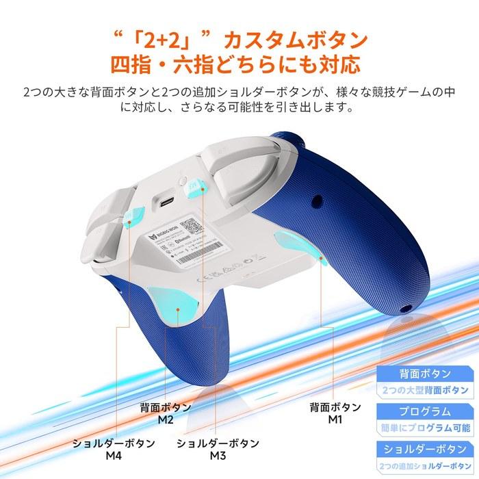 Nintendo Switch 2 Pro Controller BIGBIG WON BLITZ2 – Macro, Turbo, 6-Axis Gyro, Wireless/Wired – Carbon Film Joysticks, 16 Mechanical