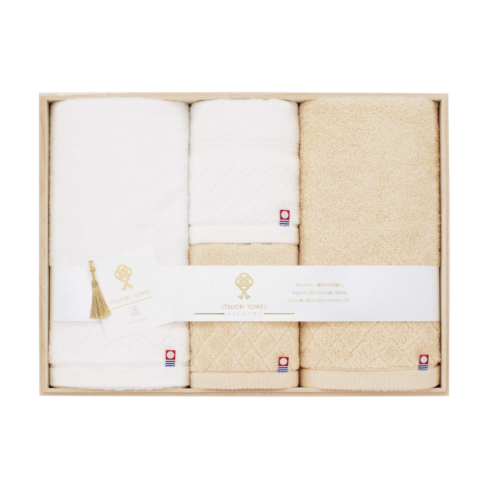 

Imabari Towel Ikki Bath Towel Fail Towel Boxed Gift Gift Celebration Wedding Gift Housewarming Gift Gift -Haruka- (HRK-IZZ) Mid-Year Year-End