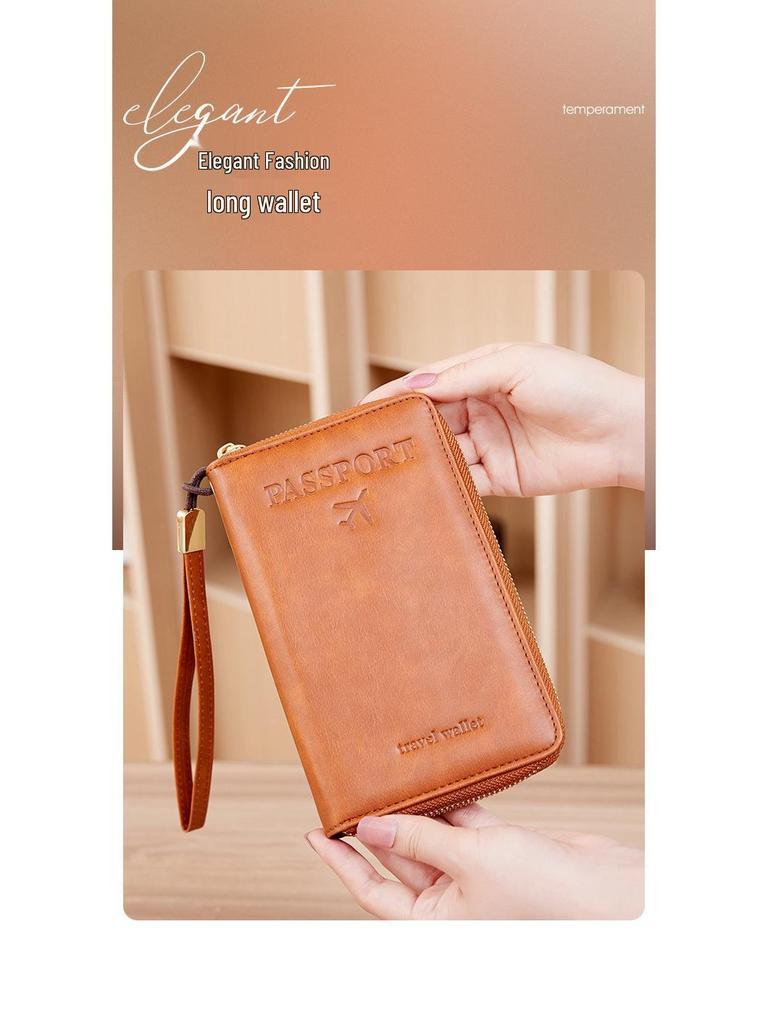 2024 Diebstahlsichere RFID Reisepass- und Dokumentenorganisator Geldbörse