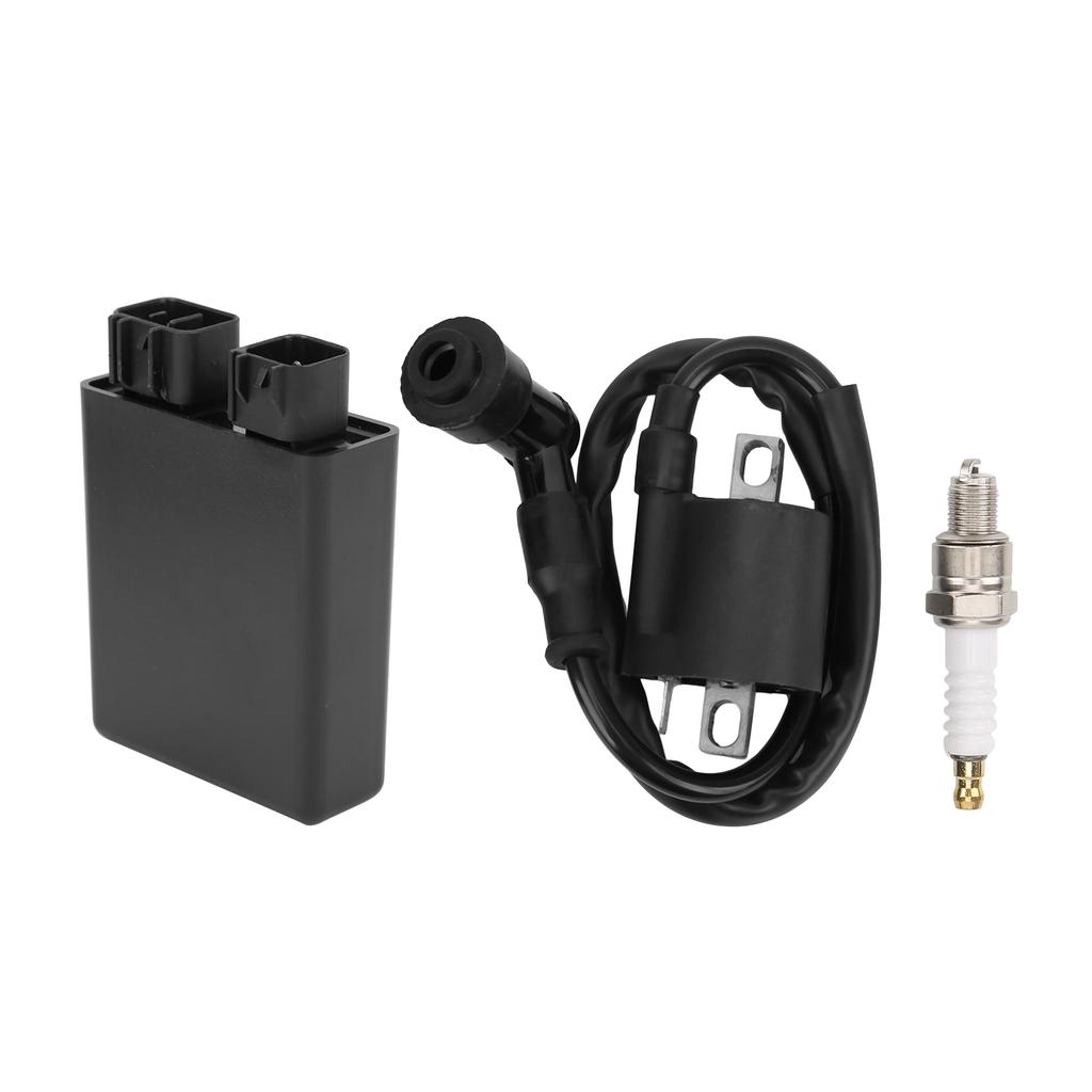 Ignition Coil Spark Plug CDI Box Kit 5YF‑85540‑00‑00 Replacement for Yamaha Raptor 50 YFM50 YFM50R