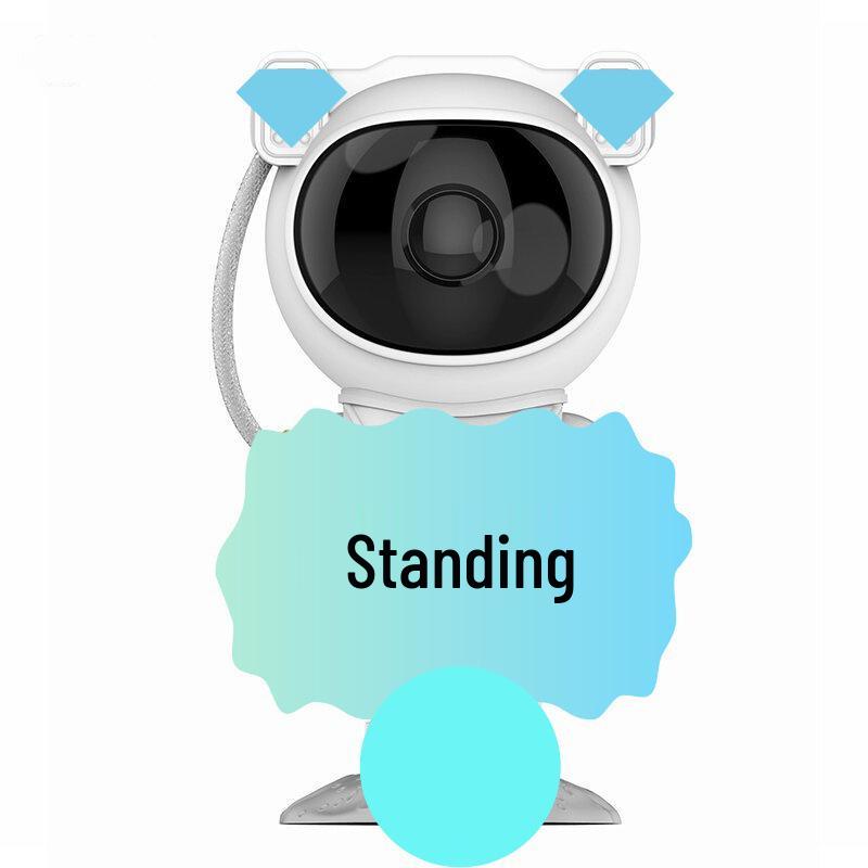 Starry Sky Astronaut Dimmable Projector: Dreamy Night Light for Bedrooms