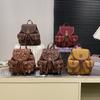 Zaino Retro con Stampa Leopardo e Color Block per Ragazze con Spallacci Curvati Adatto per Scuola e Viaggio