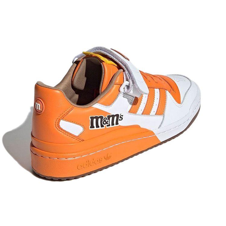 M&Ms X Adidas Forum 84 Low Orange Unisex Sneakers White GY6315