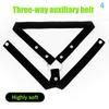 [E]1Set Anti-Off Male Chastity Cage Device Auxiliary Belt Adjustable Rope-Three Way Widen Elastic Band Sex Toy Underwear For Men