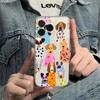 Colorful Dog Transparent Phone Case For IPhone 17 Air 16 15 14 13 Plus 12 11 Pro Max XS X XR 7 8 Plus 16E SE 2022 Cover