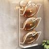 Carbon Steel Suction Cup Pot Lid Rack Wall Mounted Punch Free Cutting Board Storage Rack Space Saving Rustproof