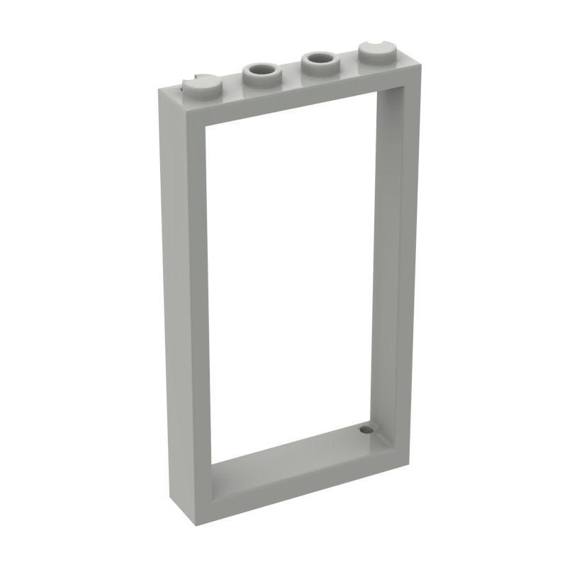 10 Peças 60596 30179 Moldura de Porta 1x4x6 Kit de Blocos de Construção Com 2 Furos Peças de Tijolos Quebra-Cabeça Ideia Brinquedos Presente de Aniversário de Criança Natal