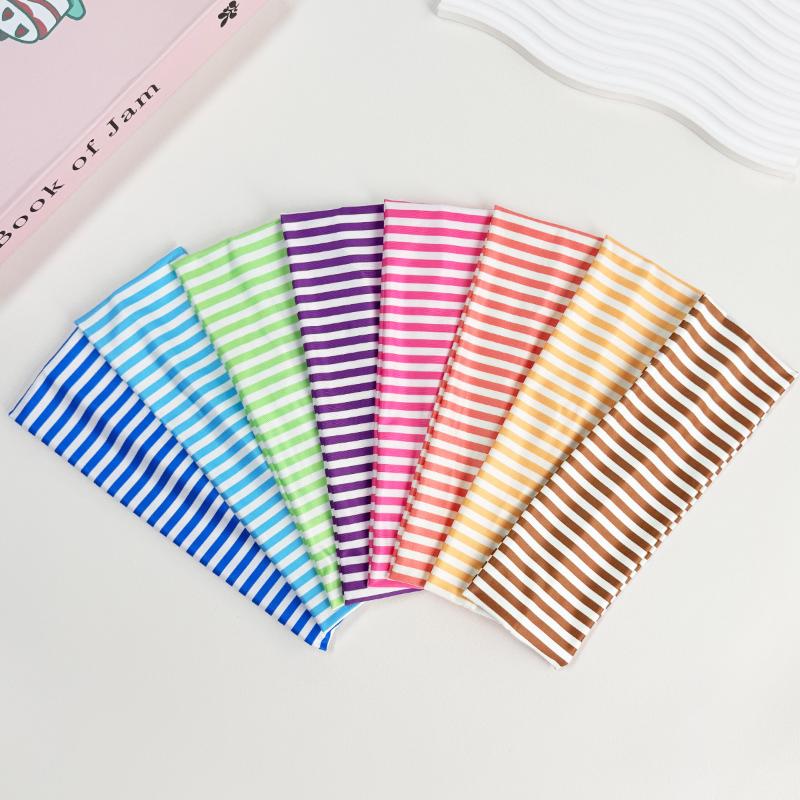 Stylish Women's Hair Bands Sweet Striped American Stretch for Sports Travel Fitness