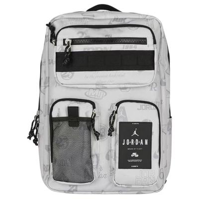 Logo Zip Closure Polyester Backpack Unisex Backpack White FV2566-012