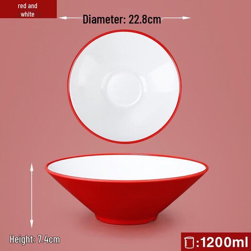 Bozhen Craftsman Chef 9-inch Melamine Noodle Bowl