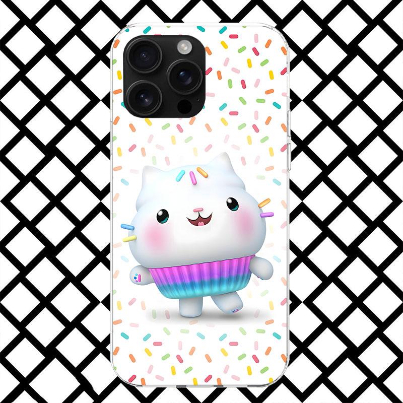 Cartoon Gabby's Puppenhaus Handyhülle für iPhone 17 Air 16 16E 15 14 Plus 13 Mini 12 11 Pro Max 7 8 + SE 2020 Weiche Hülle Fundas 17