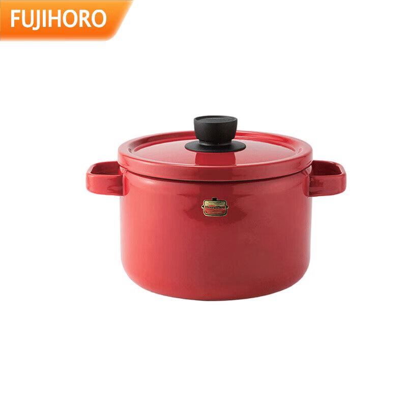 Японский эмалированный чугунный суповой горшок FUJIHORO