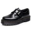 1 Thick-soled low-top small leather shoes buckle women's leather leisure students