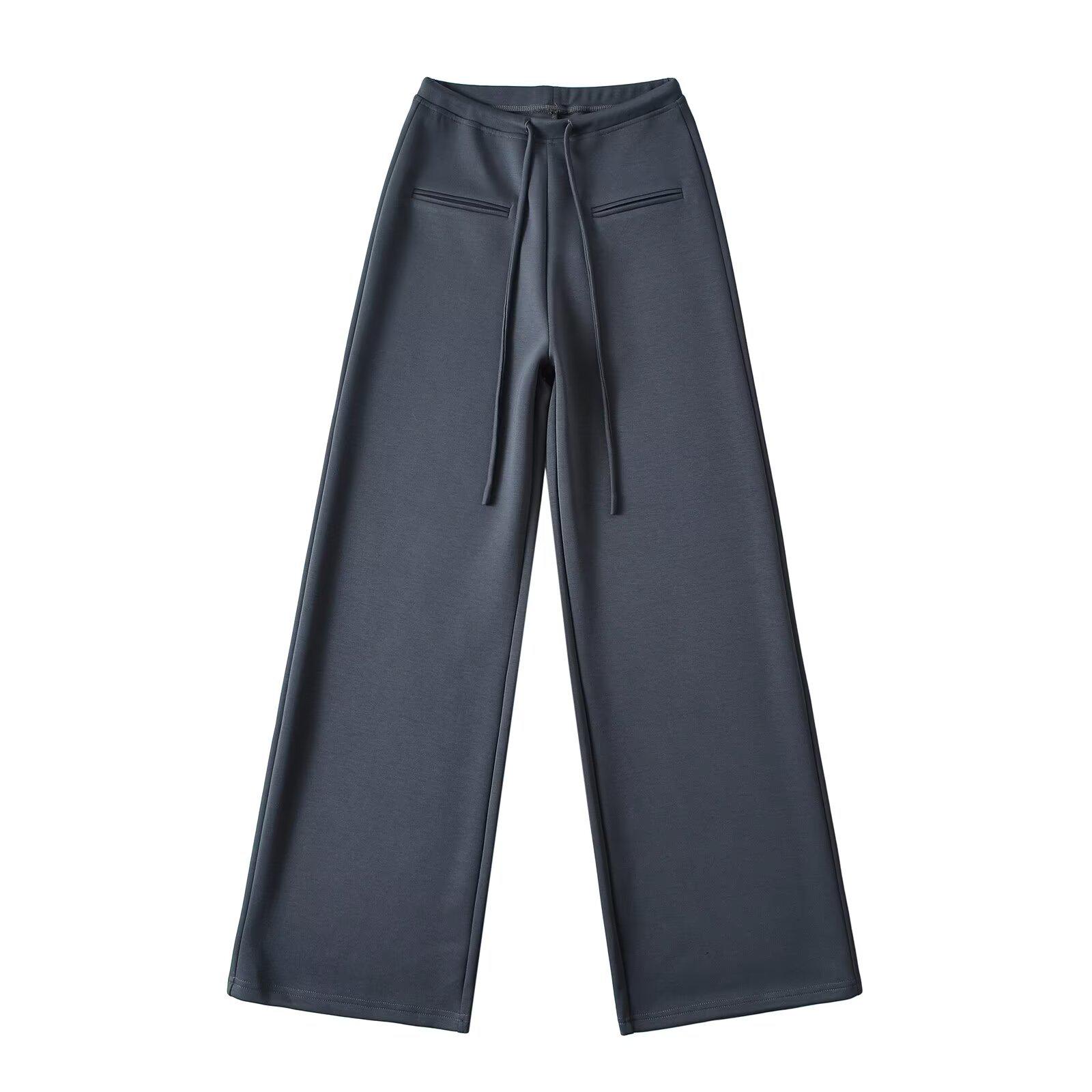 YPFF Women s Trendy High-Waisted Drawstring Casual Sweatpants Medium