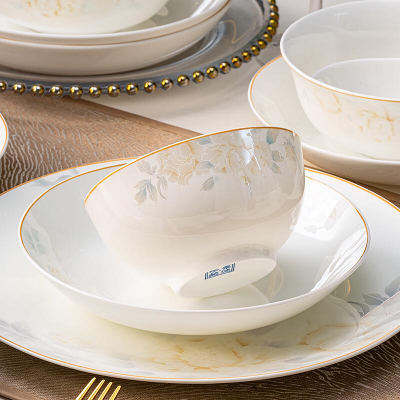 Jingdezhen 78-delars middagsservis med blomsterfe-motiv