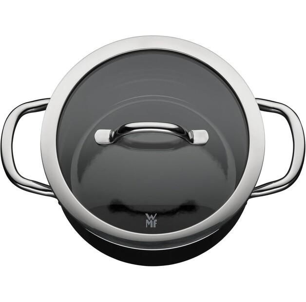 WMF Fusiontec Inspire Saucepan Set, Black, 3 Pieces (3201112809)