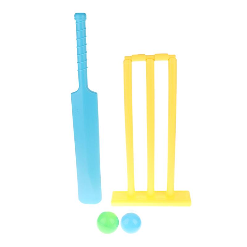 Kids Cricket Set Parent-Child Interaction Beach Games Croquet Paddles Hard Board Cricket Play Toys Pp Exercise Sports Equipment
