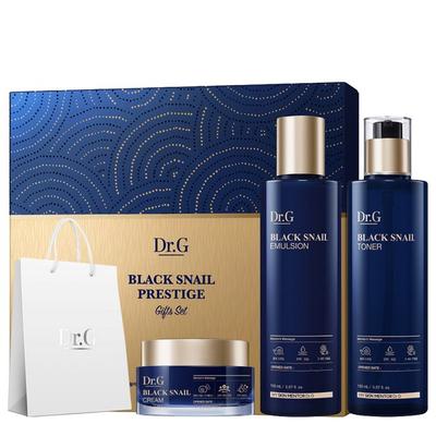 Dr. G Black Snail Prestige Skin Care Toner 150 ml + Emulze 150 ml + Krém 50 ml sada, 1 sada