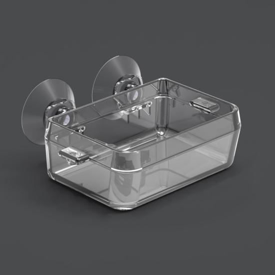 Yousheng Crawling Pet Feeder Anti-escape Suction Cup Fixed Not Easy To Fall Detachable High-Hardness Lizard Gecko Crawling Pet Bowl for Home