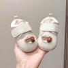 Velvet-Lined Winter Baby Girl Shoes - Soft Sole, Princess Style, Warm Cotton for 0-1 Year Old Walkers