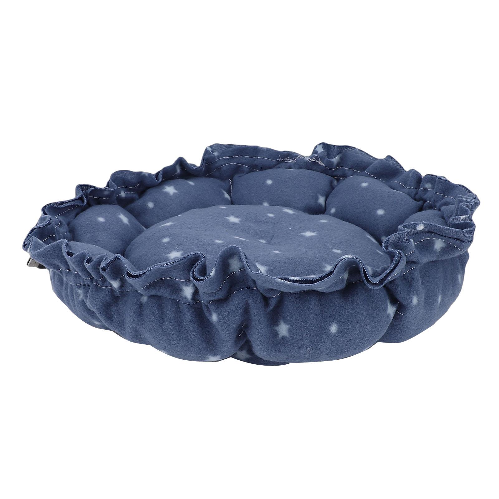 

Round Pet Heating Bed USB Powered Double Sided Flannel Warm Winter Electric Cat Heated Bed Mat for Dogs Cats