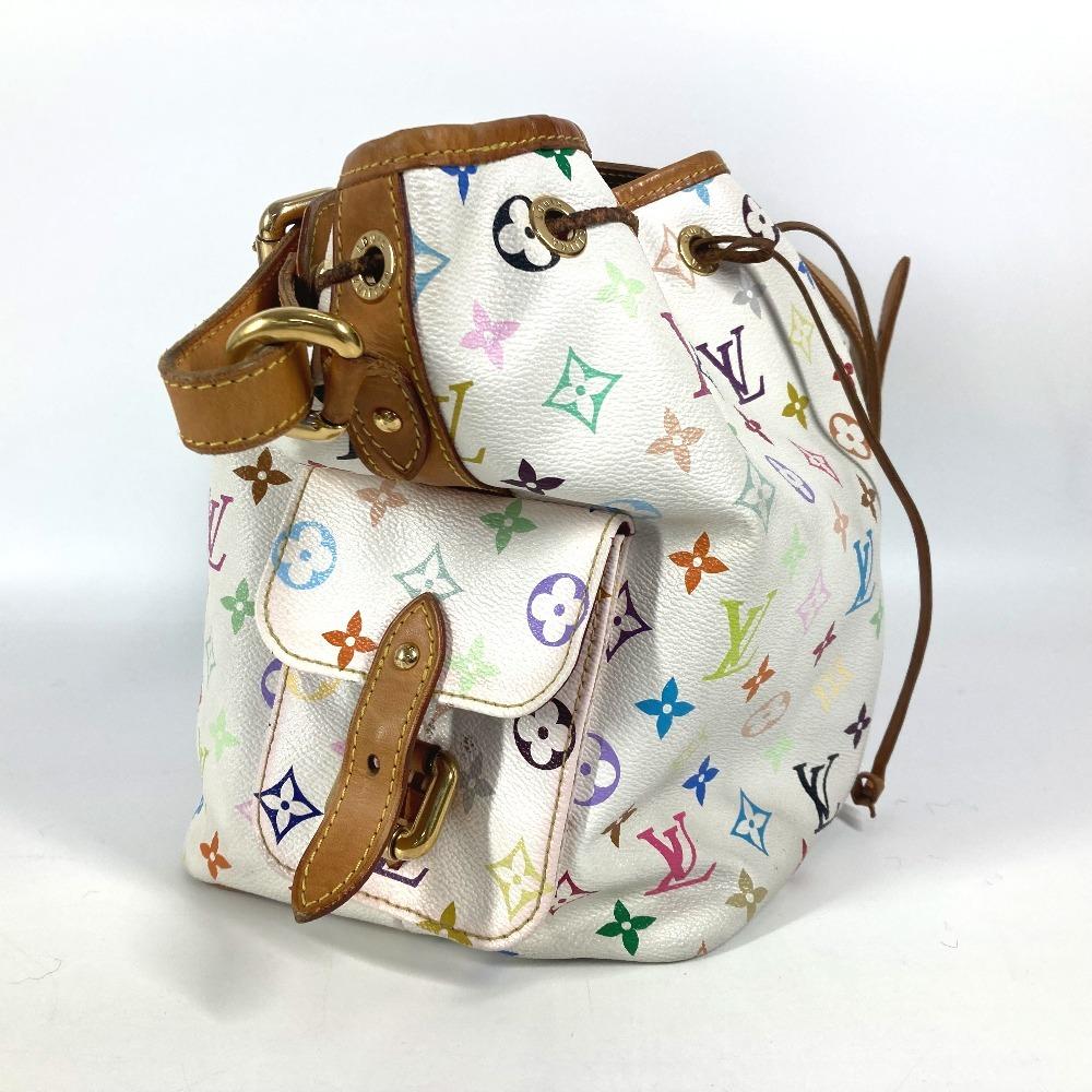 Louis Vuitton  M42229 MonogramMulticolore Petit Noe Bag Drawstring Shoulder Bag