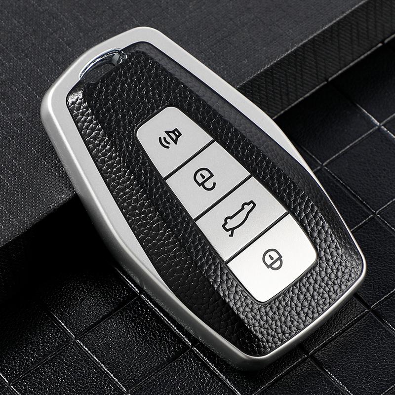 Car Key Cover Case for Geely Emgrand X7 EX7 Coolray X6 X7 EX7 Atlas Boyue NL3 GT GC9 TPU Remote Fob Shell Holder Accessories