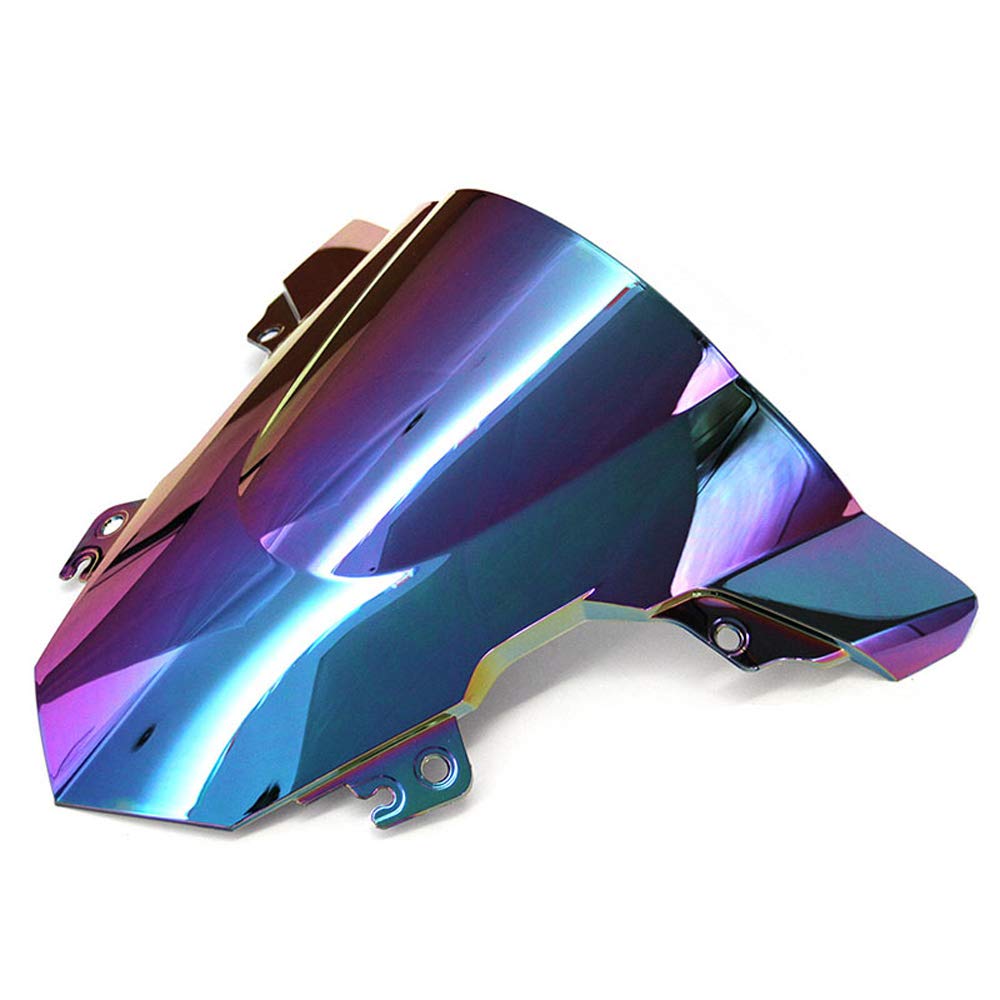 YUANYE Motorcycle Windshield for Honda S1000RR 1000 ABS Plastic Windshield (S RR) 2015-2016 (Deep Iridium)
