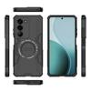 For Realme 14x 5G/V60 Pro 5G Magnetic Case Butterfly Armor Hollow Heat Dissipation PC+TPU Phone Cover