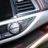 For Toyota Highlander 2014- Real Carbon Fiber Console AC Switch Cover Trim