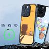 Cute Bubu Dudu Cartoon Black For Magsafe Magnetic Phone Case For IPhone 16 15 17 Pro Max 11 12 13 14 Plus Cover