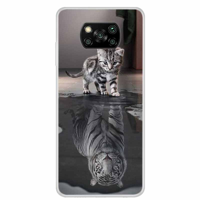 For Poco X3 Pro Case X3 NFC 6.67" Clear Marble Soft TPU Silicone Back Case for Xiaomi Poco X3 NFC Phone Covers Shockproof Fundas