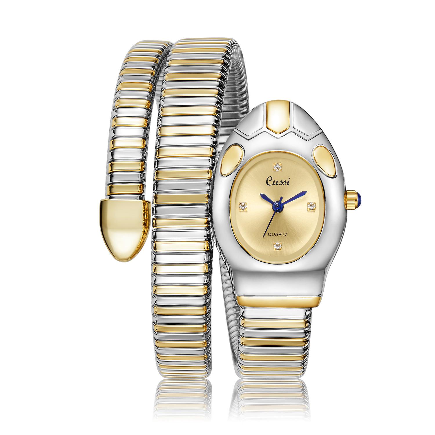 

Женские кварцевые часы-браслет, креативные памятные часы со знаком зодиака «Змея»