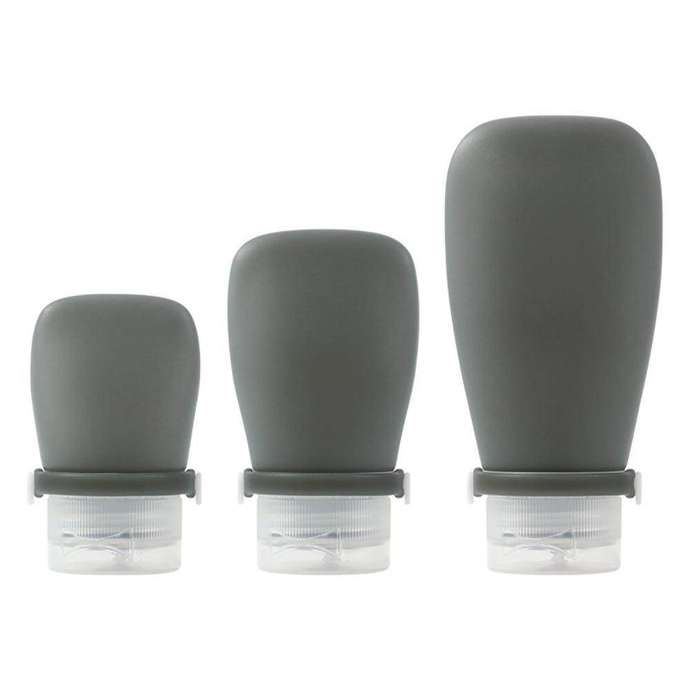 Leakproof Silicone Refillable Bottle Portable Soft Portable Dispensing Bottles Cosmetic