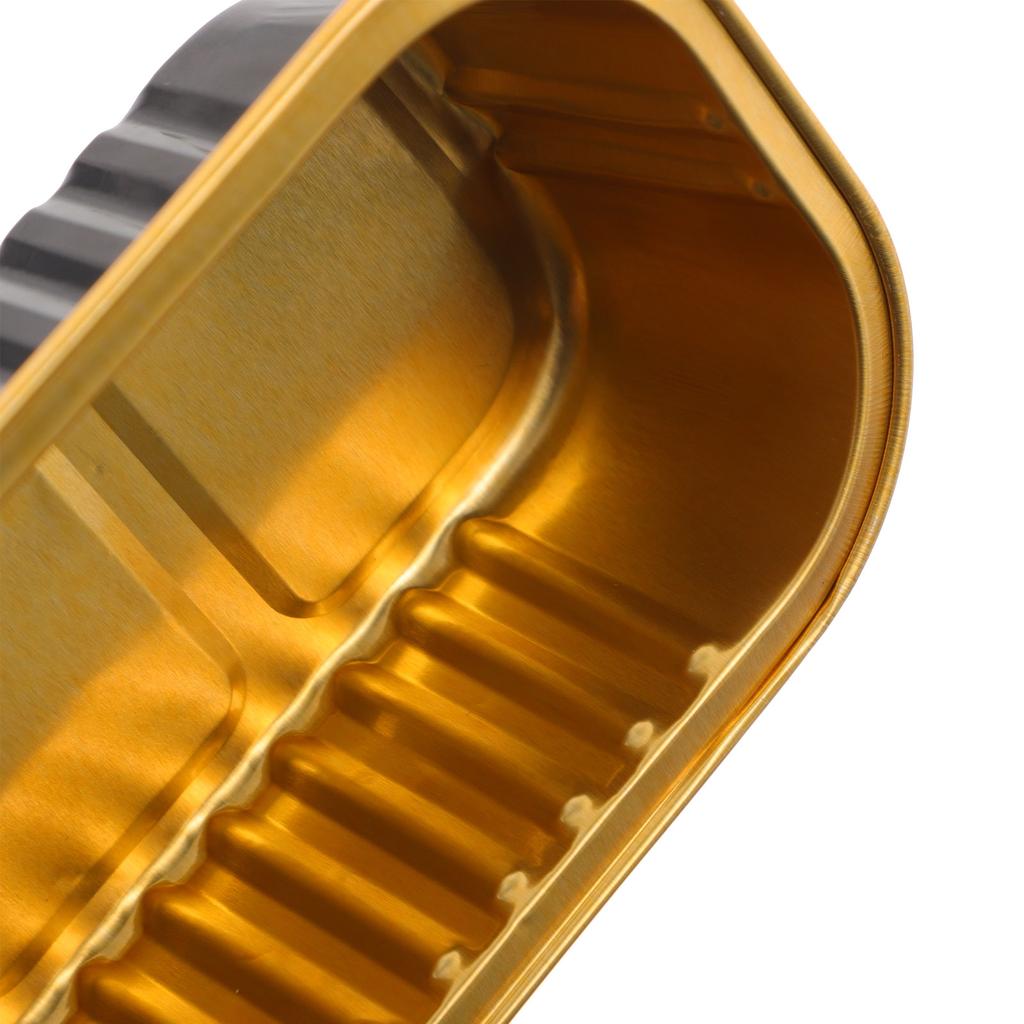 20 Pcs Box with Lid Aluminum Pans Lids Mini Office Wastebasket Foil Cake Baking Loaf Disposable