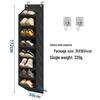 Wall-Mounted Multi-Layer Foldable Shoe and Sundry Storage Bag