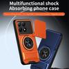 For Xiaomi 15T Magnetic Case Ring Holder Foldable Kickstand TPU PC Phone Cover with Camera Lens Slider