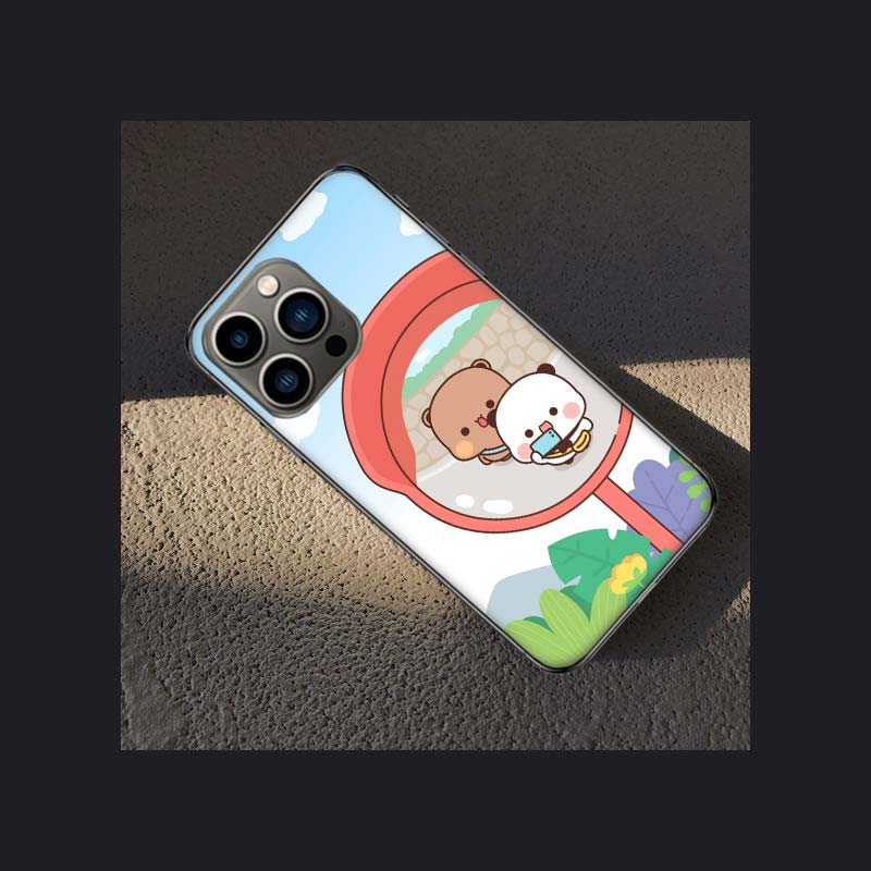 

Милый Чехол Для Телефона BuBu DuDu Для Iphone 16 15 Plus 13 12 Mini 17Air 16E 11 14 Pro 17 Pro Max Защитный Кейс Оболочка Мягкий Прозрачный Чехол Милый iPhone 17 Pro Max