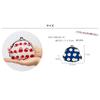Wabunka Furoshiki Japanese Accessory Clasp Pouch Tomato Dot (3.3 inches, Pattern)
