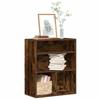 VidaXL Bookcase Smoked Oak 60x30x71.5 Cm Engineered Wood, Storage Cabinet, Storage Shelf, Unit of 860314