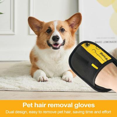 Pet Hair Cleaning And Collection Gloves Pet Double-sided Multi-functional Beauty Glove Tool Reduce The Pressure Of Pet Ownership