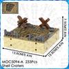 MOOXI Battlefield Bricks WW1 WW2 Military War Arsenal Compatible Figure Building Blocks Adult MOC5094 Set Gift Toys For Children