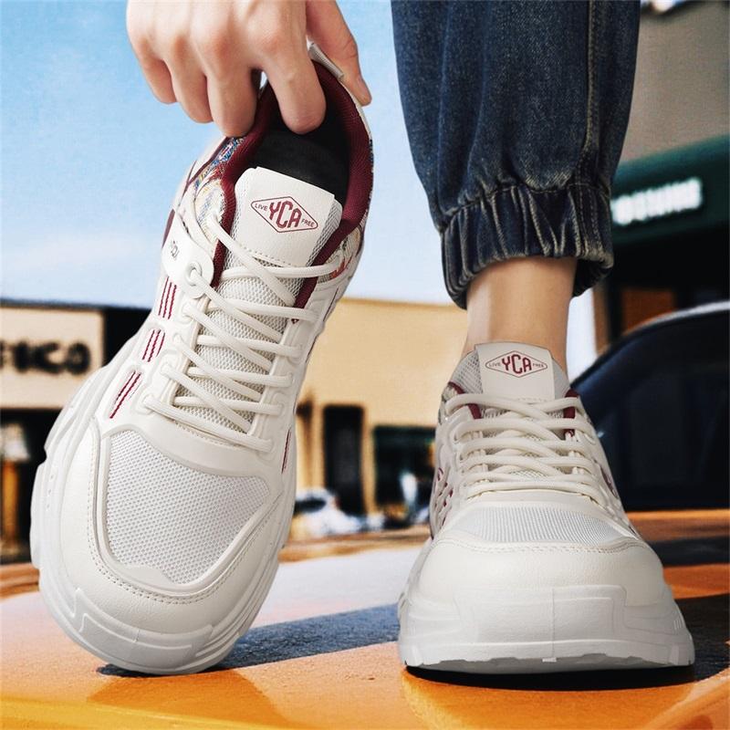 Nová pánská módní ležérní obuv chlapecká studentská trendy měkká podrážka pohodlné tenisky pánské klasické prodyšné sportovní boty