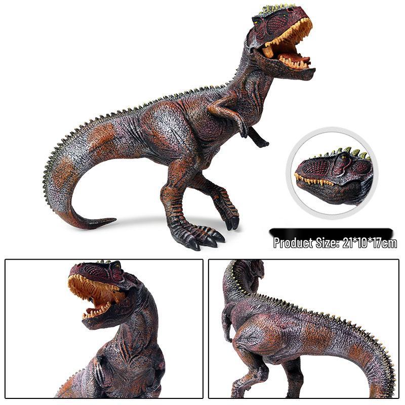 Children's Jurassic Dinosaur Toys: Gigantosaurus & Tyrannosaurus Rex Models