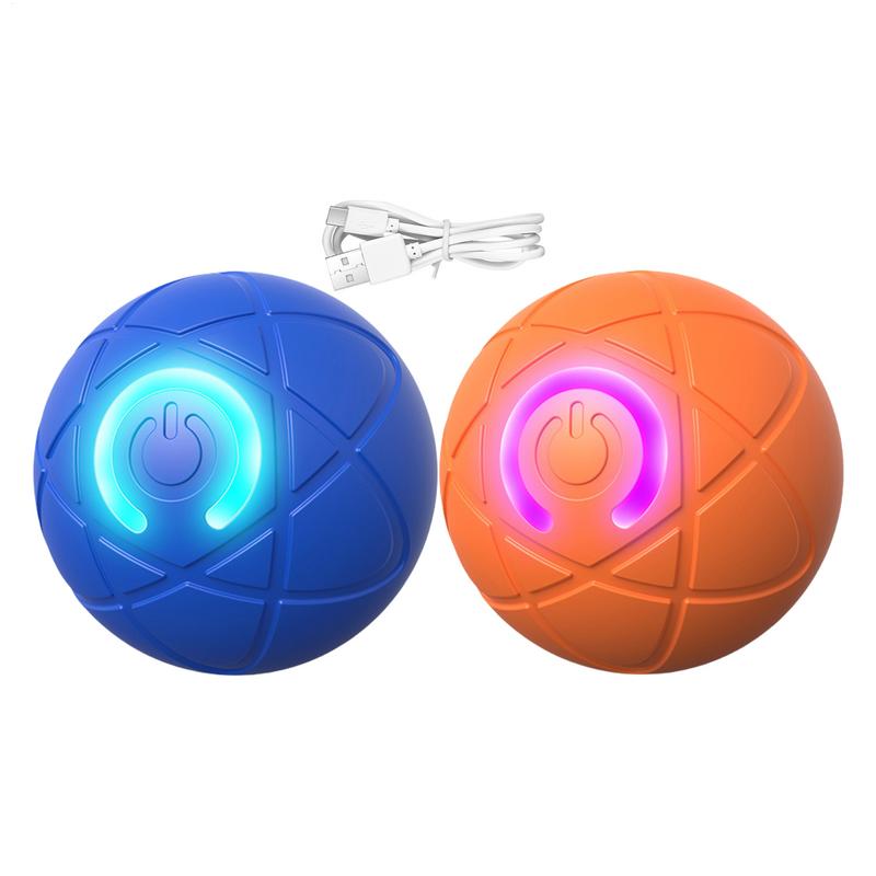 Pet Automatic Rolling Ball Toy Shaky Ball Toy for Dogs Auto Rolling Ball Toys for Puppy USB Rechargeable Interactive Dog Toys
