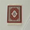 Persian Mini Woven Rug Mat Mousepad Retro Style Carpet Pattern Cup Coasters