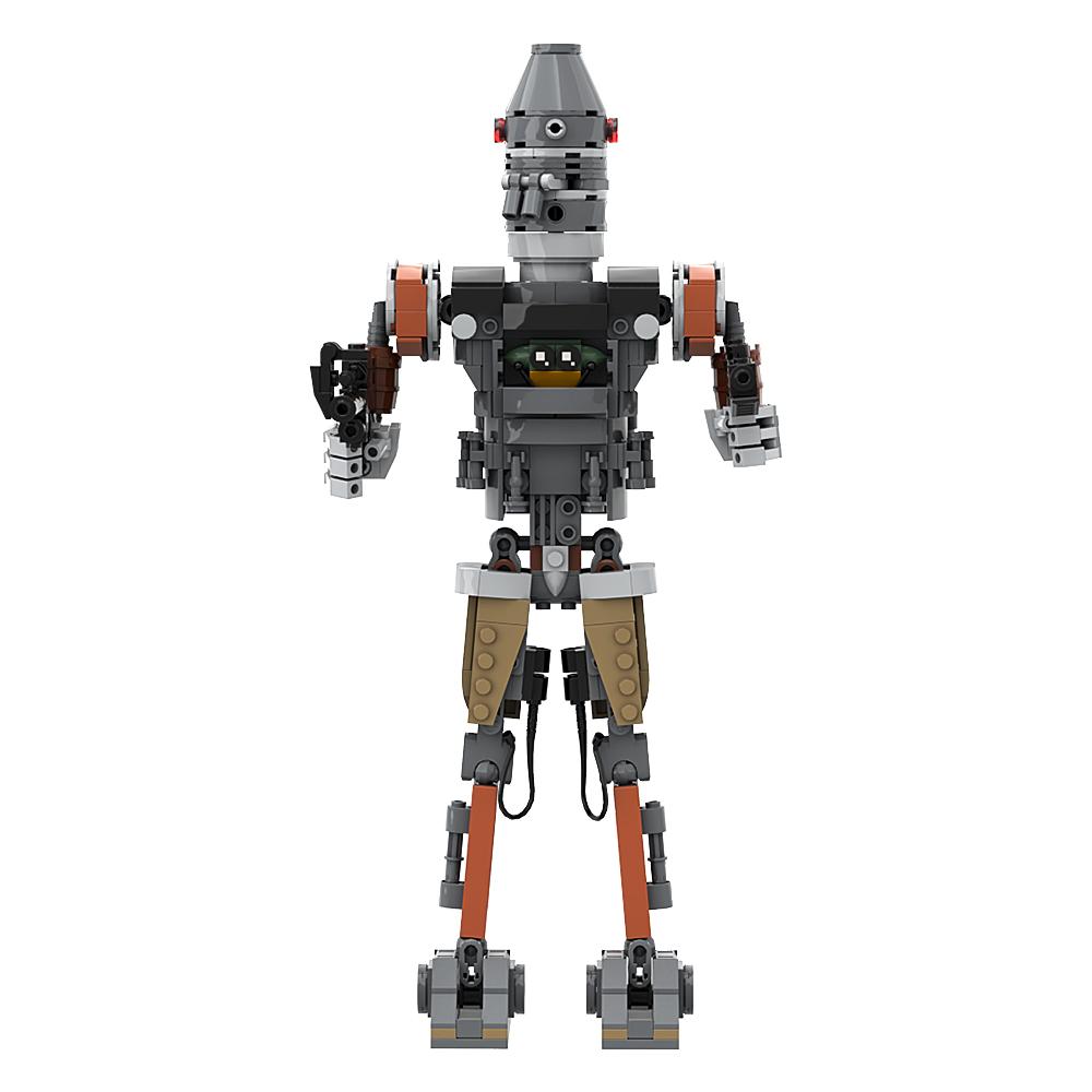 MOC IG-12 Robot Building Block Movie Robot Design Creative Building Block Robot Model Brick Educational Toys Kid Birthday Gifts