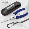Outdoor Multi-functional Lure Pliers for Wire Cutting, Hook Removal and Loop Opening