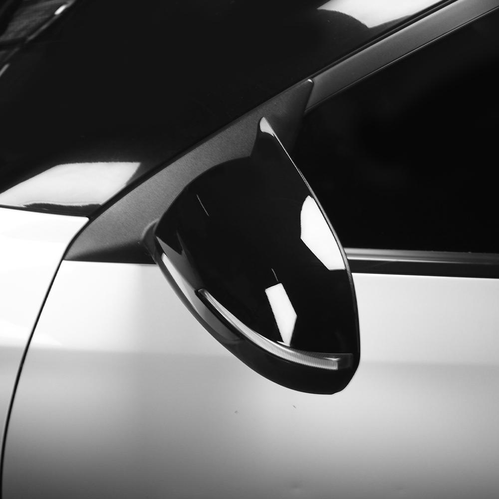 For Kia SELTOS 2021-2025 Car Tuning Carbon Fiber Car Rearview Mirror Decoration Cover Trim Exterior Accessories