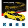 WELLY 1/24 Chevrolet Corvette Z06 2017 Alloy Sports Car Model Diecast Racing Car Model Simulation Collection Childrens Toys Gift